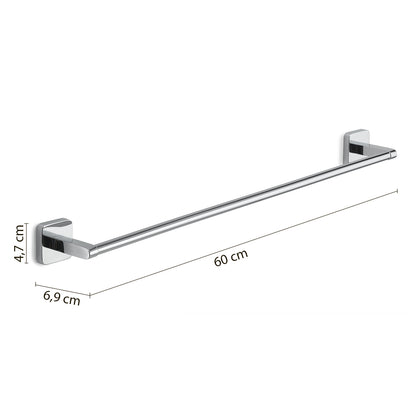 Portasalviette 60 cm Gedy modello Tonga 60x6.9xH4.7 cm - Cromato by CeramicStore | Lo specialista del tuo bagno