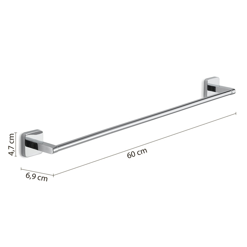 Portasalviette 60 cm Gedy modello Tonga 60x6.9xH4.7 cm - Cromato by CeramicStore | Lo specialista del tuo bagno