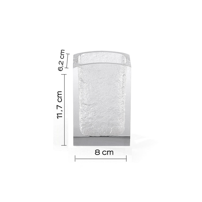 Portaspazzolini da appoggio Gedy modello Antares - Bianco