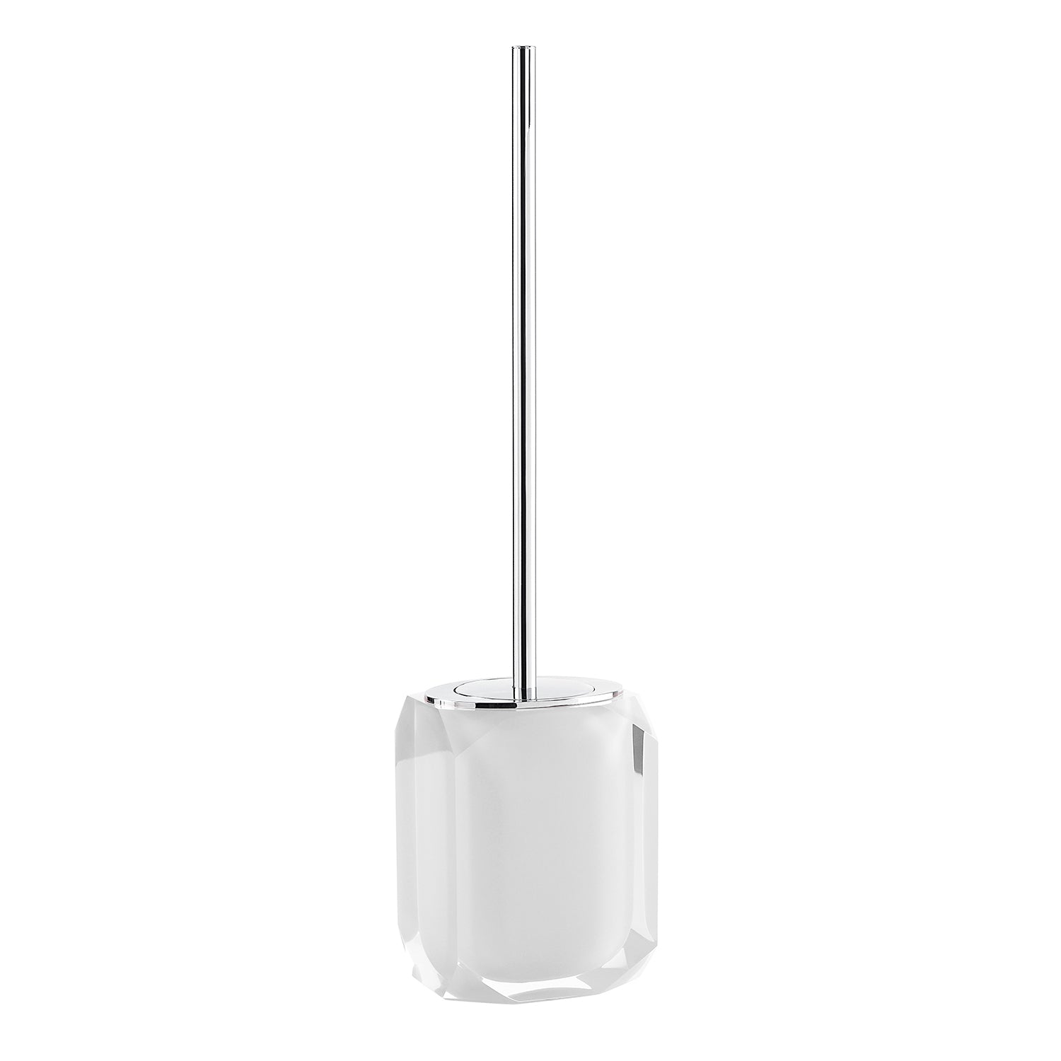 Scopino con ciuffo in setole Gedy serie Chanelle - Bianco by CeramicStore | Lo specialista del tuo bagno