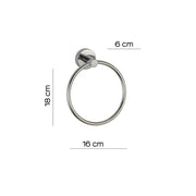 Portasalviette ad anello in Acciaio Inox AISI 304 Gedy serie Project - Lucido by CeramicStore | Lo specialista del tuo bagno