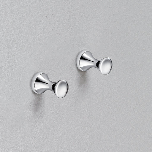 Appendiabiti 2 pezzi separati modello Ciclope in cromo by CeramicStore | Lo specialista del tuo bagno