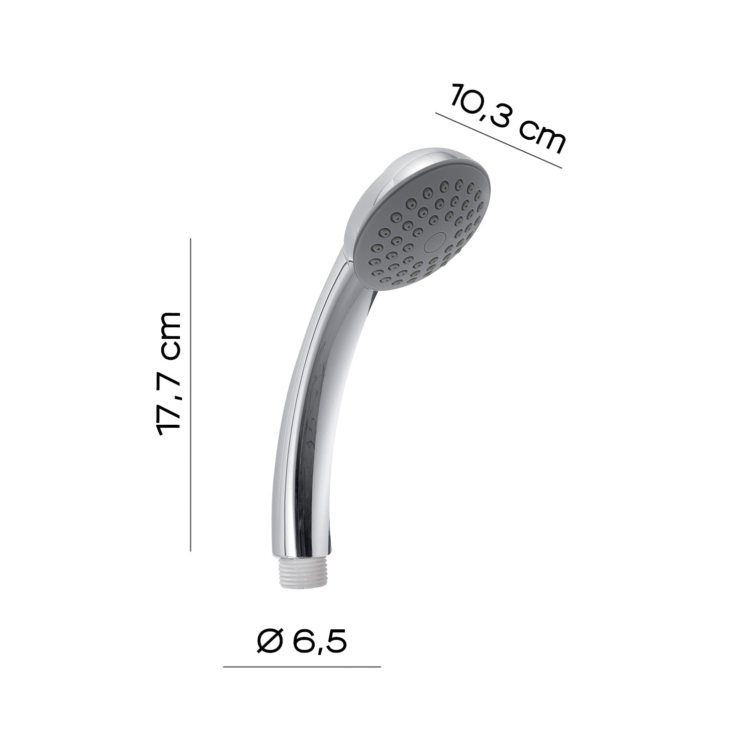 Doccetta monogetto di Gedy modello Basic 00 - Bianco by CeramicStore | Lo specialista del tuo bagno