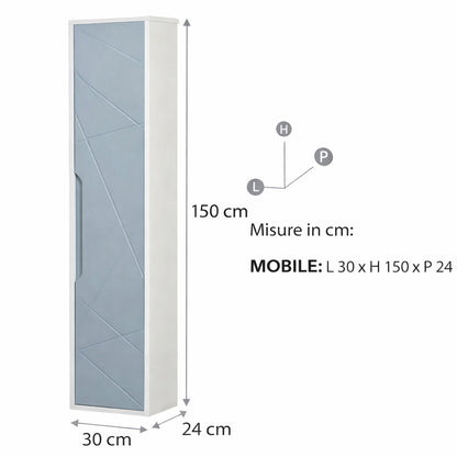 Colonna bagno sospesa Linea – design moderno