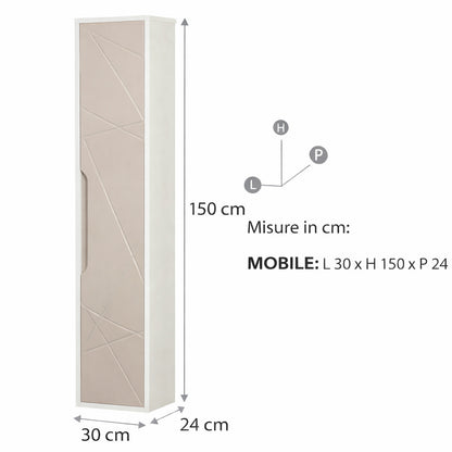 Colonna bagno sospesa Linea – design moderno