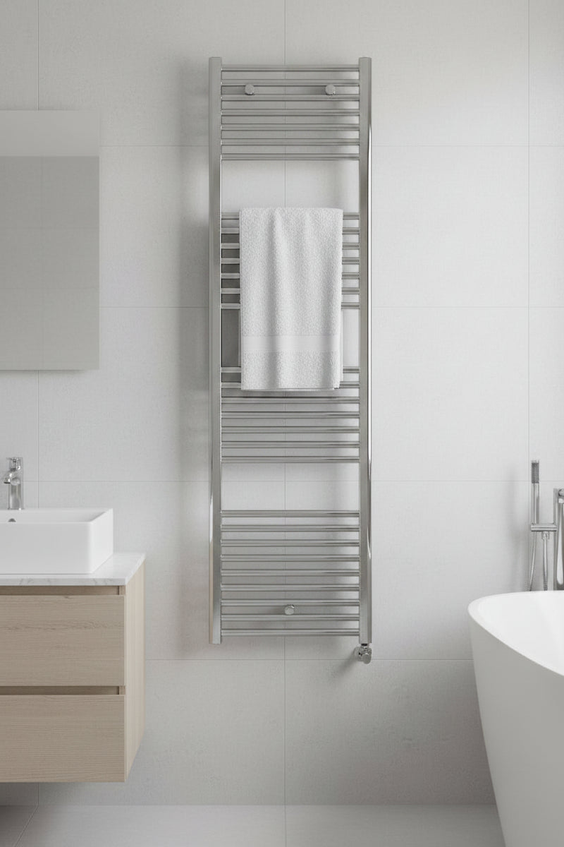 Termoarredo lisa h. 700 mm cromo largh. cm 40