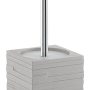 Scopino da appoggio con ciuffo in setole Gedy serie Quadrotto - Grigio by CeramicStore | Lo specialista del tuo bagno