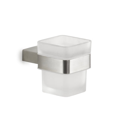 Portaspazzolini in Acciaio Inox AISI 304 e Cromall Maui di Gedy - Spazzolato