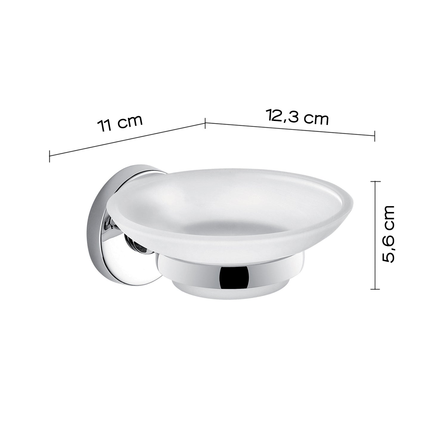 Portasapone in Acciaio Inox e Cromall Gedy serie Felce - Cromato by CeramicStore | Lo specialista del tuo bagno
