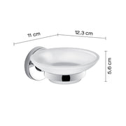 Portasapone in Acciaio Inox e Cromall Gedy serie Felce - Cromato by CeramicStore | Lo specialista del tuo bagno