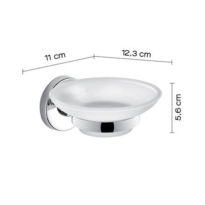 Portasapone in Acciaio Inox e Cromall Gedy serie Felce - Cromato by CeramicStore | Lo specialista del tuo bagno