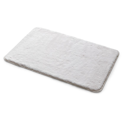 Tappeto bagno 50x80 cm modello Fuzzy di Gedy - Bianco by CeramicStore | Lo specialista del tuo bagno