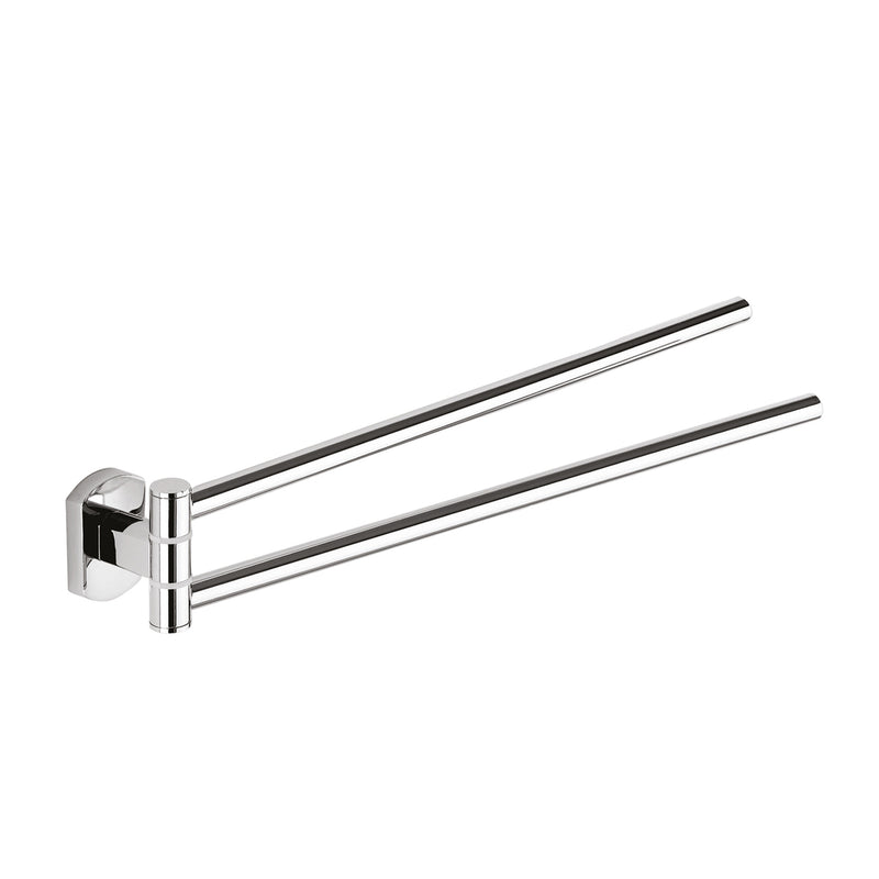 Porta asciugamani a snodo di Gedy serie Edera Plus - Cromato by CeramicStore | Lo specialista del tuo bagno