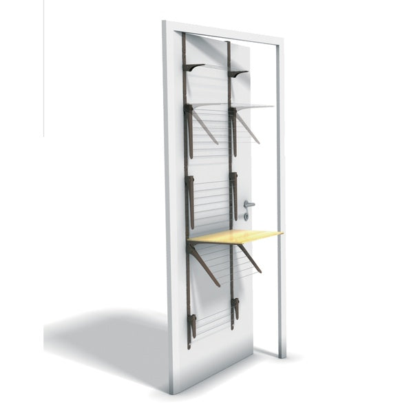 Stendibiancheria Amalia per anta con ripiano 5 livelli In acciaio by CeramicStore | Lo specialista del tuo bagno