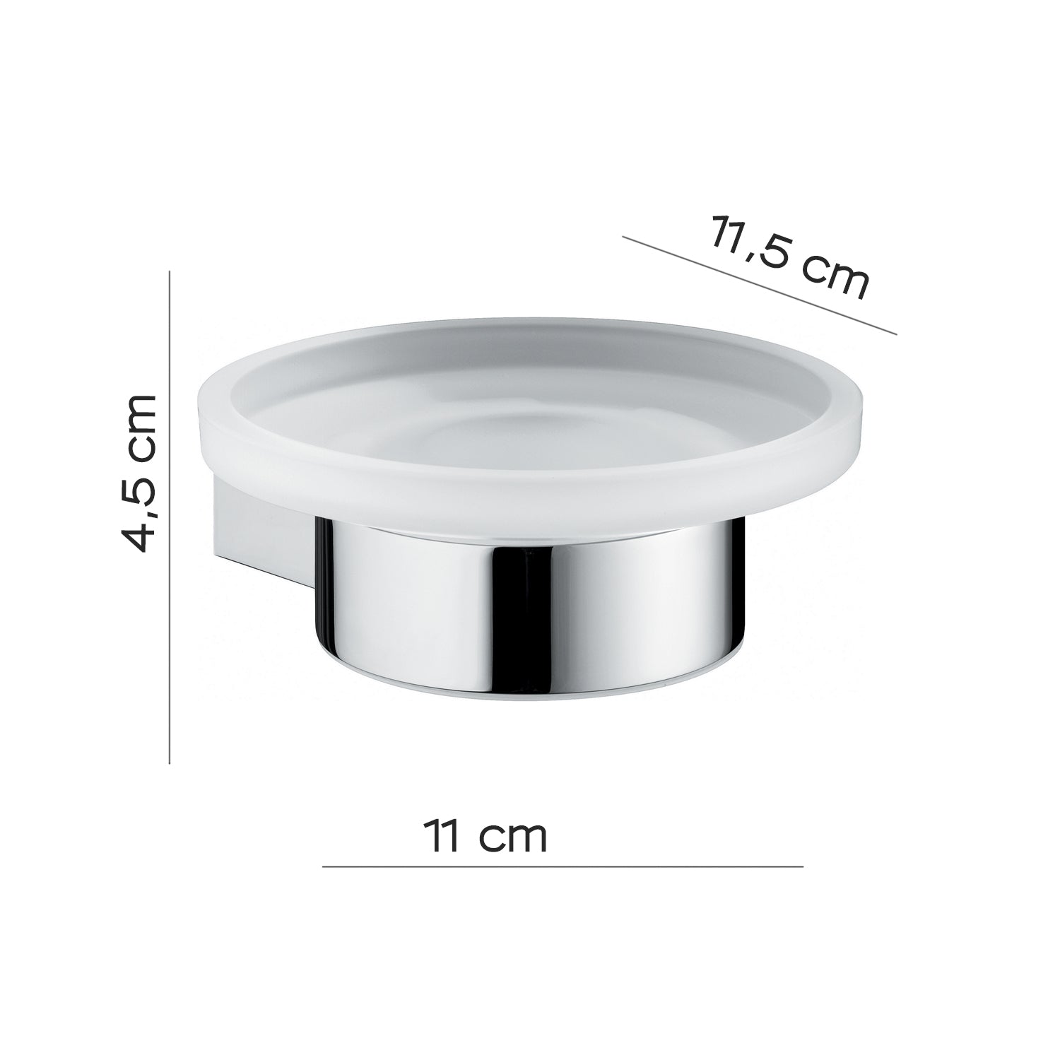 Portasapone in ottone e Cromall Gedy serie Canarie - Cromato by CeramicStore | Lo specialista del tuo bagno