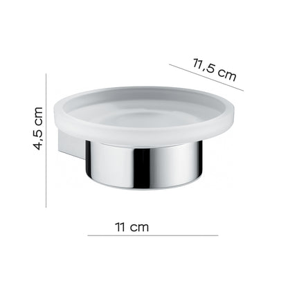 Portasapone in ottone e Cromall Gedy serie Canarie - Cromato by CeramicStore | Lo specialista del tuo bagno