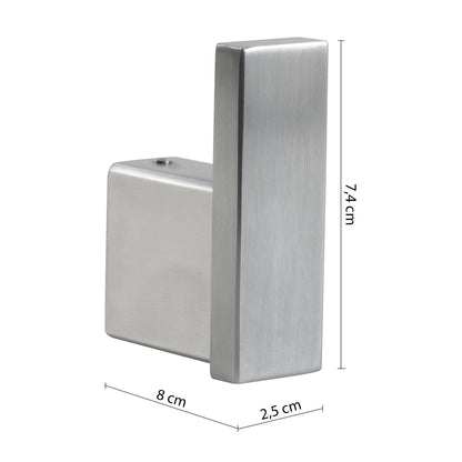 Appendiabiti in Acciaio Inox AISI 304 e Cromall Maui di Gedy - Spazzolato by CeramicStore | Lo specialista del tuo bagno
