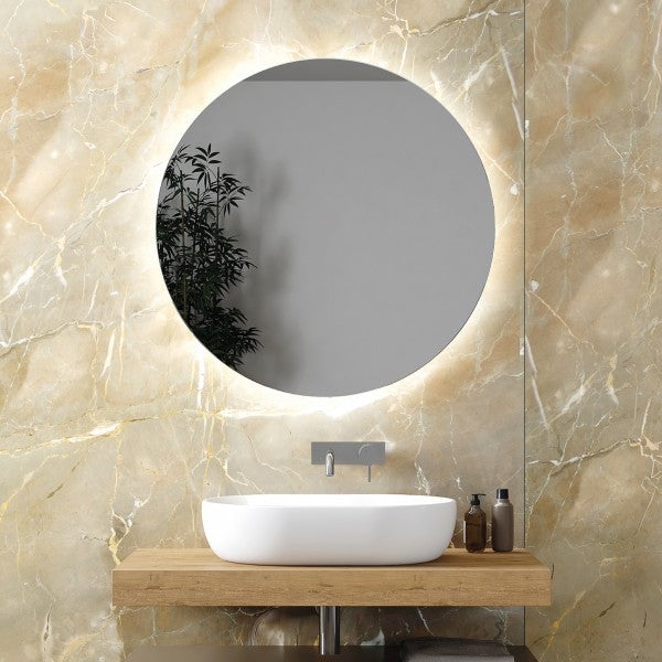 Lavabo da appoggio 60x42 cm in Ceramica Bianca BathCore Modello EURUS60