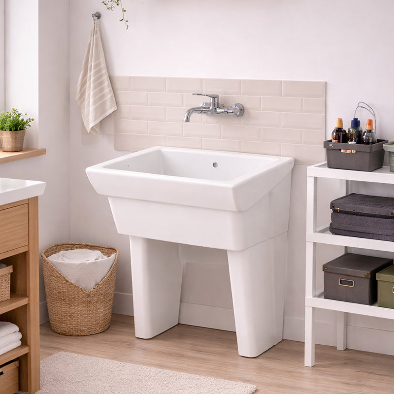 Lavatoio da appoggio modello Messico in ceramica 75x60 cm H. 35 cm