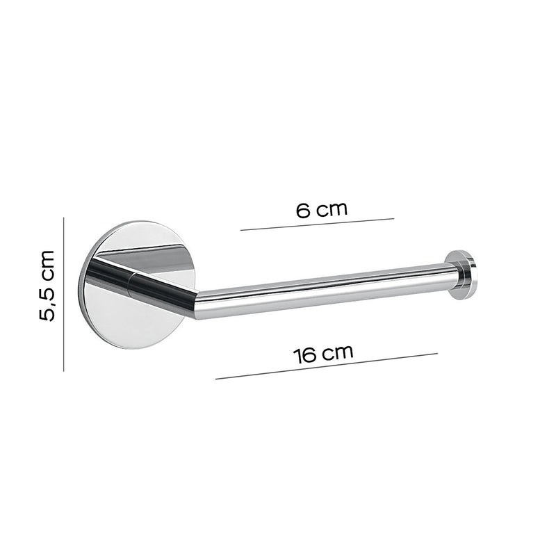 Portarotolo a muro Gedy serie Gea - Cromato