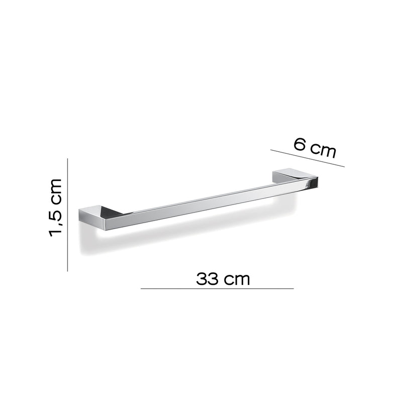 Portasalviette 33 cm in Ottone e Cromall Gedy serie Lanzarote - Cromato by CeramicStore | Lo specialista del tuo bagno