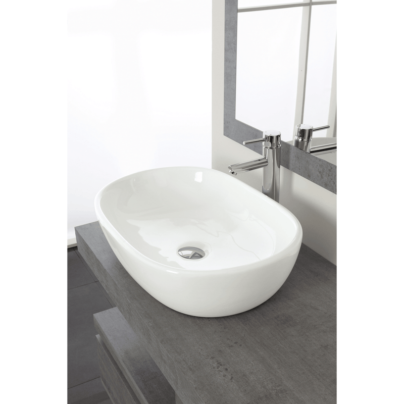 Mobile Bagno Sospeso 120 Cm Completo Di Top Specchio Su Pannello 60x100 Cm Colore Rovere Grigio