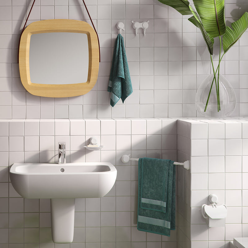 Appendiabiti a muro di Gedy serie Vesuvio - Bianco by CeramicStore | Lo specialista del tuo bagno