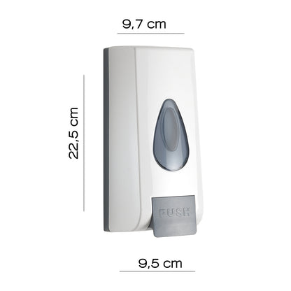 Dispenser sapone o disinfettante mani Gedy modello Halibut da 630 ml - Bianco by CeramicStore | Lo specialista del tuo bagno