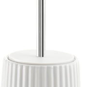 Scopino da appoggio Gedy modello Marika con ciuffo in setole - Bianco by CeramicStore | Lo specialista del tuo bagno