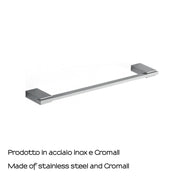 Portasalviette 35 cm in Acciaio Inox di Gedy serie Kansas - Cromato by CeramicStore | Lo specialista del tuo bagno
