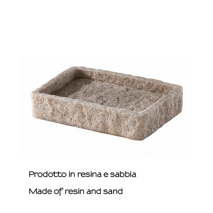 Portasapone da appoggio Gedy modello Aries - Beige