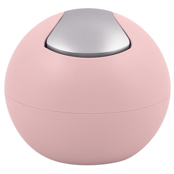 Pattumiera da 1L con coperchio basculante rimovibile modello Bowl - Rosa Matt by CeramicStore | Lo specialista del tuo bagno