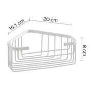 Portaoggetti doccia angolare modello Augustus di Gedy - Bianco by CeramicStore | Lo specialista del tuo bagno