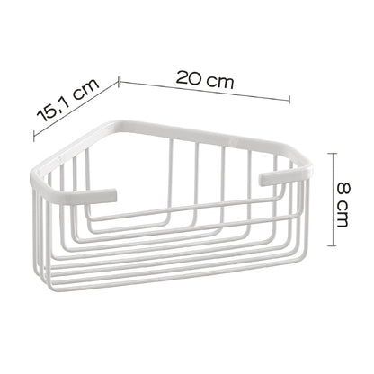 Portaoggetti doccia angolare modello Augustus di Gedy - Bianco by CeramicStore | Lo specialista del tuo bagno