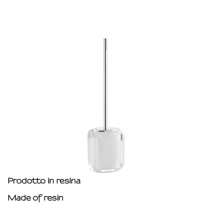 Scopino con ciuffo in setole Gedy serie Chanelle - Bianco by CeramicStore | Lo specialista del tuo bagno