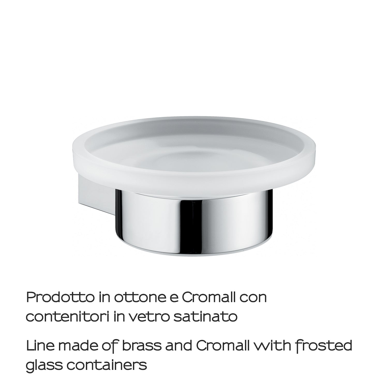 Portasapone in ottone e Cromall Gedy serie Canarie - Cromato by CeramicStore | Lo specialista del tuo bagno