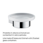 Portasapone in ottone e Cromall Gedy serie Canarie - Cromato by CeramicStore | Lo specialista del tuo bagno