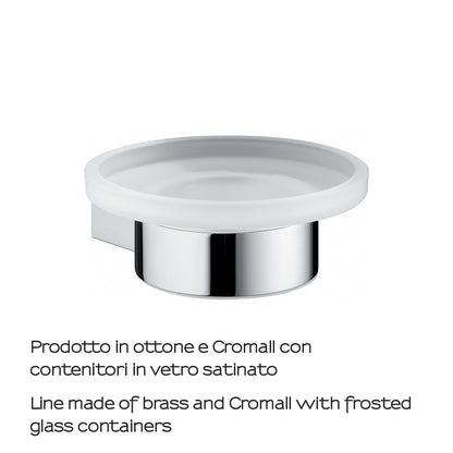 Portasapone in ottone e Cromall Gedy serie Canarie - Cromato by CeramicStore | Lo specialista del tuo bagno