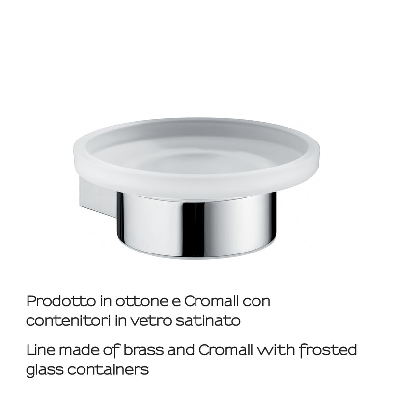 Portasapone in ottone e Cromall Gedy serie Canarie - Cromato by CeramicStore | Lo specialista del tuo bagno