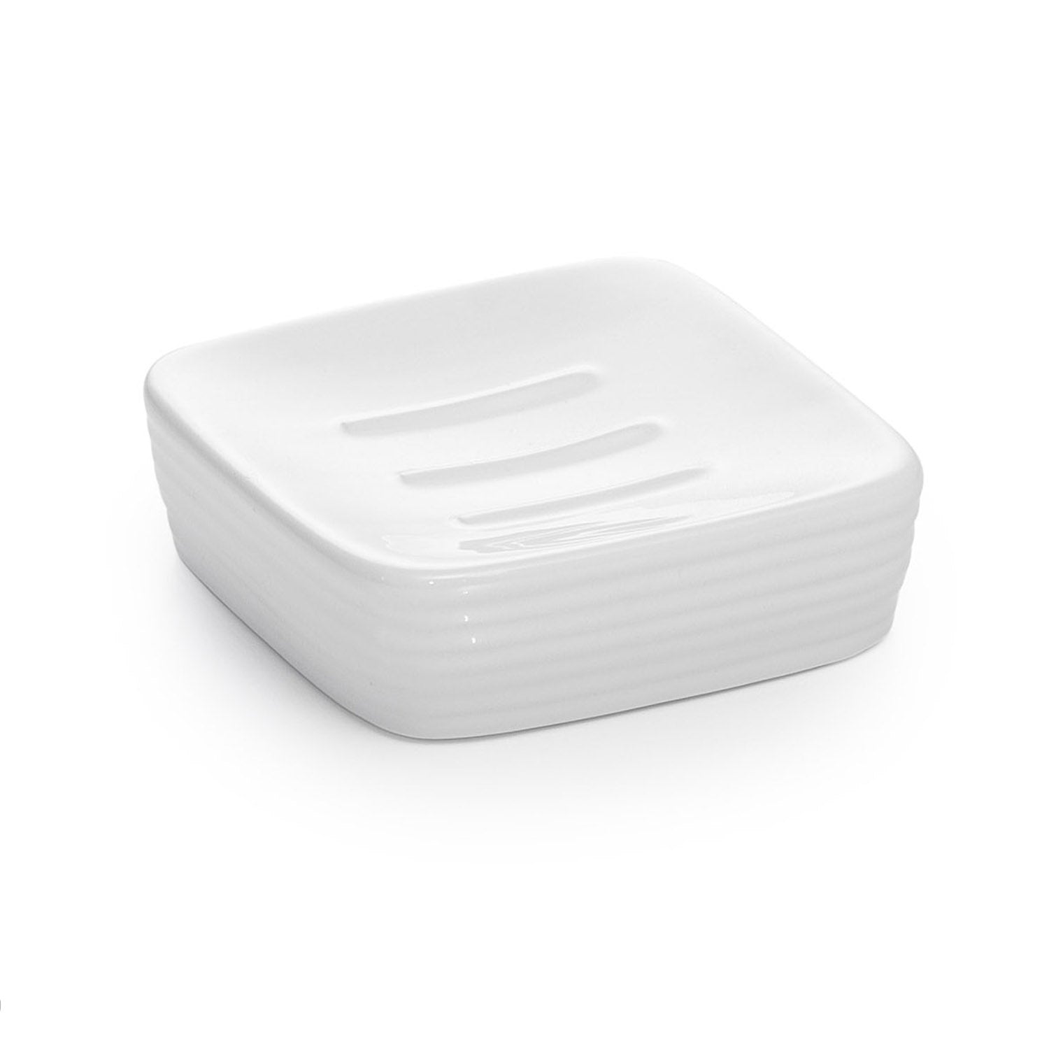 Portasapone in ceramica Gedy serie Kelly - Bianco