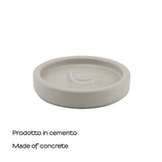 Portasapone in cemento Gedy serie Giunone - Grigio