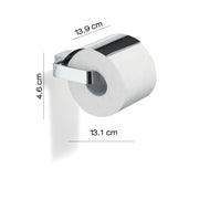 Portarotolo coperto a parete Gedy serie Lounge - Cromato