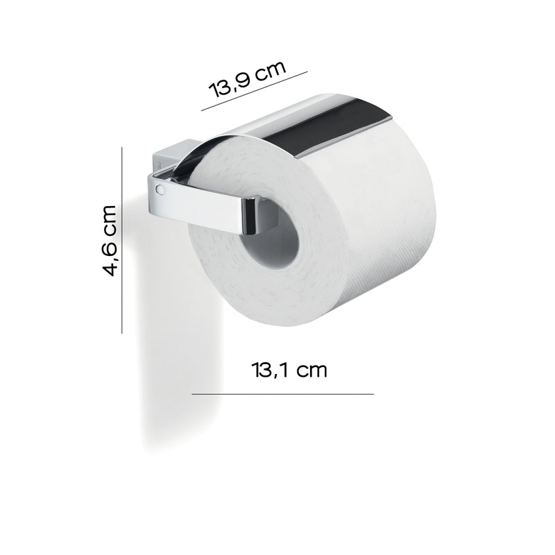 Portarotolo coperto a parete Gedy serie Lounge - Cromato
