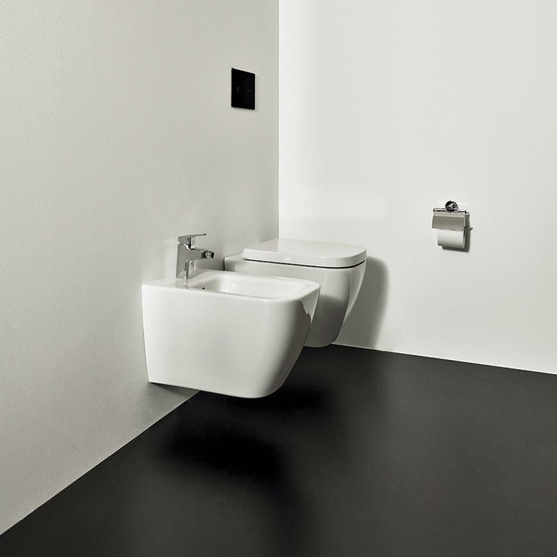 Bidet sospeso con profondità ridotta di 48 cm I.Life S di Ideal Standard ART T459301