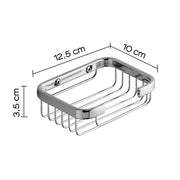 Portasapone singolo in filo modello Augustus di Gedy - Cromato by CeramicStore | Lo specialista del tuo bagno
