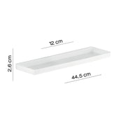 Mensola 45 cm a muro di Gedy serie 2900 - Bianco