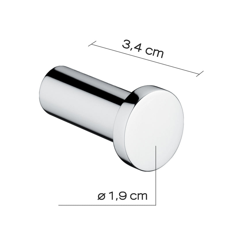 Appendiabiti in ottone e Cromall Gedy serie Canarie - Cromato by CeramicStore | Lo specialista del tuo bagno