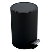 Pattumiera a pedale da 5L modello Riku in Acciaio Inox - Nero Opaco by CeramicStore | Lo specialista del tuo bagno