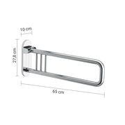 Appoggio ribaltabile da 65 cm modello Prima Classe di Gedy - Cromato by CeramicStore | Lo specialista del tuo bagno