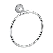 Porta asciugamani ad anello in Acciaio Inox Genziana di Gedy - Cromato by CeramicStore | Lo specialista del tuo bagno